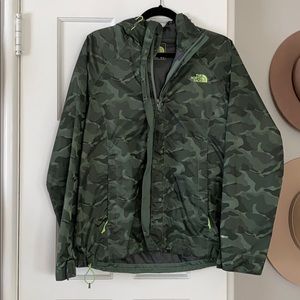North Face Camo Rain Jacket